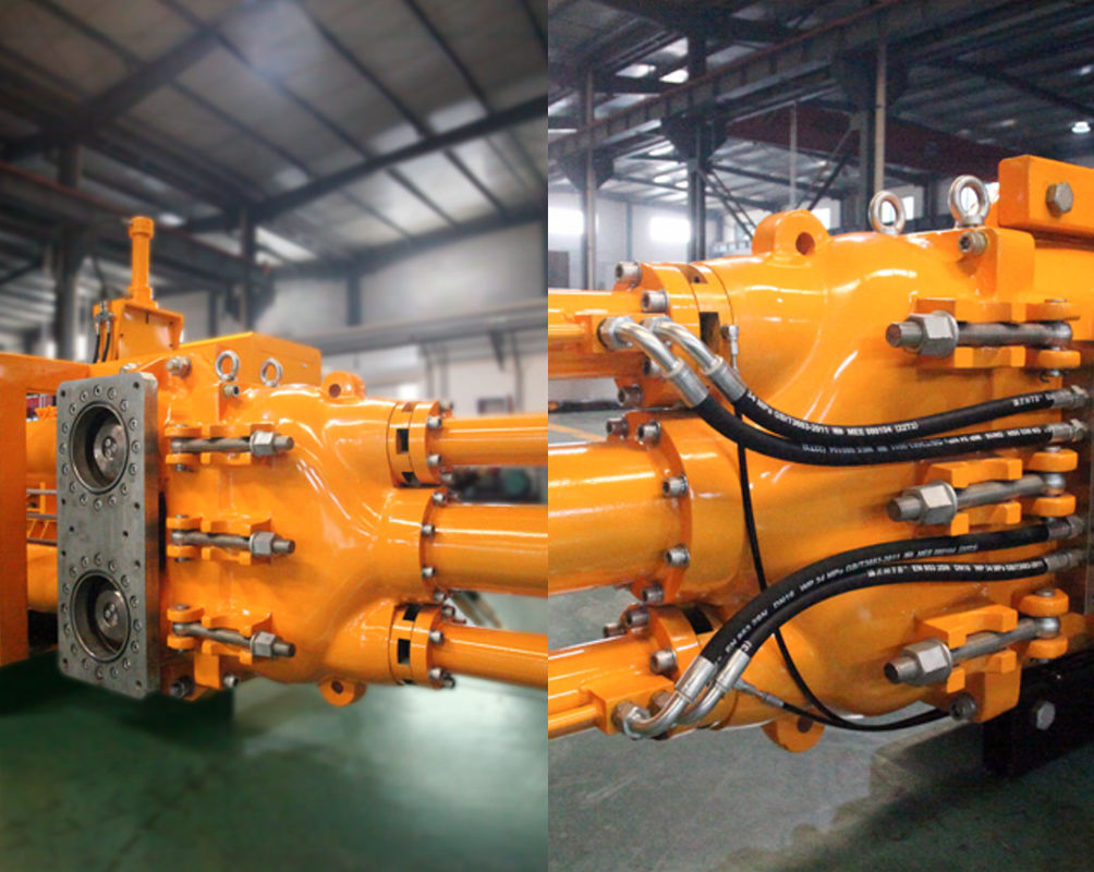 Máy bơm chất lỏng vận chuyển thủy lực 10m3 / H, máy bơm loại pít tông hai xi lanh